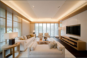 装饰设计工程提供室内装修设计当中灯光照明设计的相关介绍